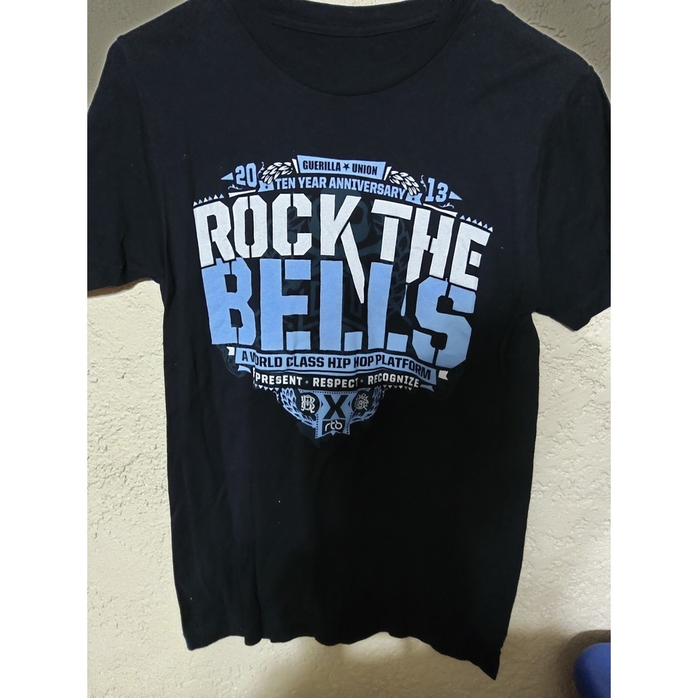 Rock The Bells 2013 10th Anniversary Hip Hop Festival T-Shirt Black Small
